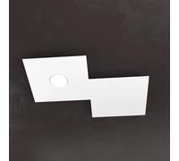 Top Light Applique Moderna Eccentric 2 moduli Metallo bianco 1 luce Gx53