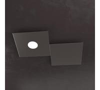 Applique Moderna 2 Moduli Eccentric Metallo Marrone 1 Luce Gx53 [EEK: A++]