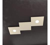 ECCENTRIC APPLIQUE-PLAFONIERA 2 LUCI + 1 DECORATIVO SABBIA 1156-2L1D-SA