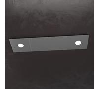 Applique Moderna 4 Moduli Eccentric Metallo Grigio Antracite 2 Luci Gx53