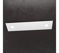 Applique Moderna 4 Moduli Eccentric Metallo Grigio 2 Luci Gx53