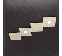 ECCENTRIC APPLIQUE-PLAFONIERA 2 LUCI + 2 DECORATIVO SABBIA 1156-2L2D-SA