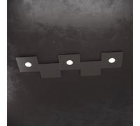 Applique Moderna 5 Moduli Eccentric Metallo Marrone 3 Luci Gx53