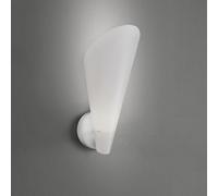 Applique Moderna A 1 Luce Calle In Polilux Bianco Made In Italy [EEK: A++]