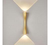 Applique Moderna a LED con Luce su e Giù, faretto da Parete Impermeabile, Applique da Parete per Soggiorno, Camera da Letto, corridoio, Bagno, Veranda, luci da Parete IP65