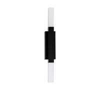 Applique Moderna Alcudia Alluminio Nero 2 Luci Led 5,5W