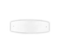Applique Moderna Ali Vetro Bianco 2 Luci E27
