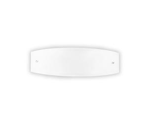 Applique Moderna Ali Vetro Bianco 2 Luci E27