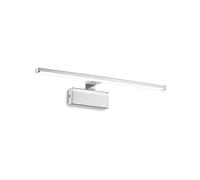 Applique Moderna Alma Metallo Cromo Led 12,5W 3000K Luce Calda