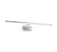 Applique Moderna Alma Metallo Cromo Led 18W 3000K Luce Calda