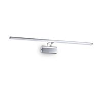 Applique Moderna Alma Metallo Cromo Led 18W 3000K Luce Calda
