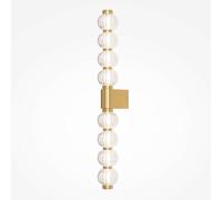 Maytoni Applique a LED Amulet, lineare, 76 cm, trasparente/oro Maytoni