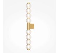 Maytoni Applique a LED Amulet, lineare, 76 cm, trasparente/oro Maytoni