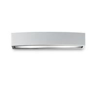 Applique Moderna Andromeda Alluminio Grigio 2 Luci E27