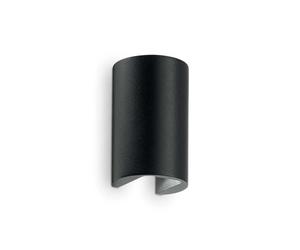 Applique Moderna Apollo Alluminio Nero 2 Luci Led 6W 4000K Luce Naturale