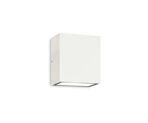 Applique Moderna Argo Metallo Bianco Led 10W 3000K Luce Calda