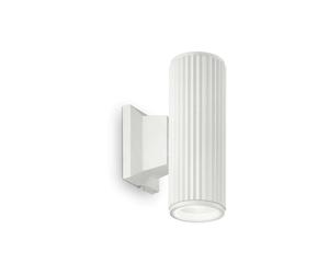 Applique Moderna Base Alluminio Bianco 2 Luci 5W 4000K Luce Naturale
