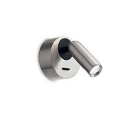 LAMPADA DA PARETE BEAN ROUND AP NICKEL