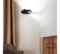 Applique Moderna Belt Metallo Nero Led