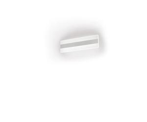 Applique Moderna Bend Metallo Bianco Acrilico Led 25W 3000K