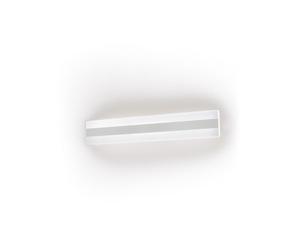 Applique Moderna Bend Metallo Bianco Acrilico Led 30W 4000K L60