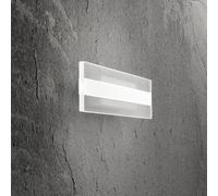 Applique Moderna Bend Metallo Bianco Opaco Led Luce Naturale 35Cm