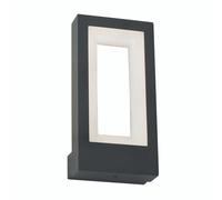Applique Moderna Berlino Alluminio Grigio Policarbonato Bianco Led 11W 4000K