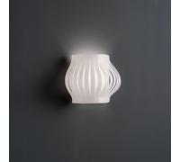 Applique Moderna Bianco E27 1 Luce Collezione Helios Linea Zero Design Elegante [EEK: A++]
