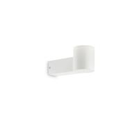 Applique Moderna Clio Alluminio Bianco 1 Luce E27