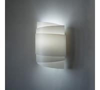 Applique Moderna Con Cavo 1 Luce Bea In Polilux Bianco Made In Italy