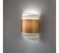 Applique Moderna Con Cavo 1 Luce Bea In Polilux Oro Made In Italy