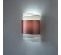 Applique Moderna Con Cavo 1 Luce Bea In Polilux Rosa Metallico Made In Italy