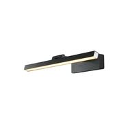 Applique Moderna Corfù Acciaio Nero Alluminio Led 7,86W 3000K