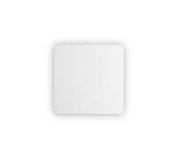 Applique Moderna Cover Alluminio Bianco Led 9,5W 3000K Luce Calda Quadr.