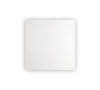 Applique Moderna Cover Alluminio Bianco Led 9,5W 3000K Quadr. D20
