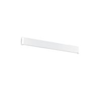 Applique Moderna Delta Metallo Bianco Led 30W 3000K Luce Calda