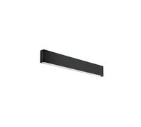 Applique Moderna Delta Metallo Nero Led 19,5W 4000K Luce Naturale
