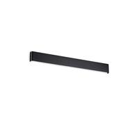 Applique Moderna Delta Metallo Nero Led 30W 3000K Luce Calda