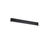 Applique Moderna Delta Metallo Nero Led 30W 3000K Luce Calda