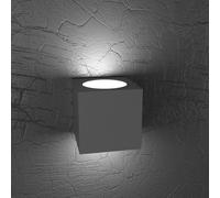 Applique Moderna Eccentric Metallo Antracite 2 Luci Gx53 Biemissione