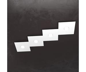 Applique Moderna Eccentric Metallo Bianco 4 Luci Gx53 [EEK: A++]