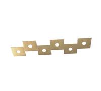 Applique Moderna Eccentric Metallo Foglia Oro 6 Luci Gx53