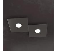 ECCENTRIC APPLIQUE-PLAFONIERA 2 LUCI MARRONE 1156-2L-MA