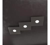 Applique Moderna Eccentric Metallo Marrone 3 Luci Gx53