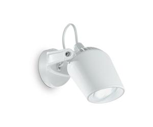 Applique Moderna Elio Materie Plastiche Bianco 1 Luce Gu10