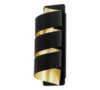 Applique Moderna Elizondo Acciaio Nero 1 Luce E14 [EEK: A++]