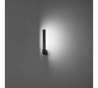 Applique Moderna Elle Alluminio Nero Acrilico Led 14W Cct 3000/4000/6000K
