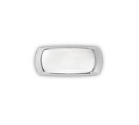 Applique Moderna Felix-2 Materie Plastiche Bianco 1 Luce E27