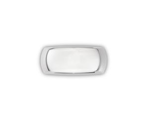 Applique Moderna Felix-2 Materie Plastiche Bianco 1 Luce E27