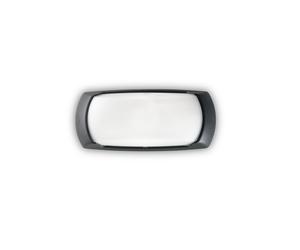 Applique Moderna Felix-2 Materie Plastiche Nero 1 Luce E27 [EEK: A++]